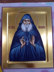 Рукописная икона Гавриил Ургебадзе №6