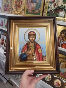 Рукописная икона Игорь Черниговский №14