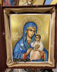 Рукописная икона Неувядаемый Цвет 47