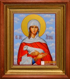 Рукописная икона Агния 3