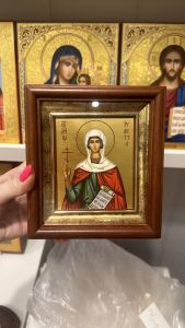 Рукописная икона Иулитта
