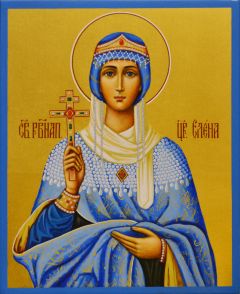 Рукописная икона царица Елена Равноапостольная 15
