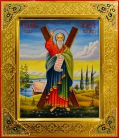Рукописная икона Андрей Первозванный №50