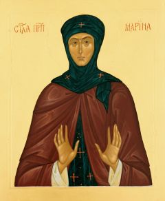 Рукописная икона Марина Берийская