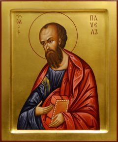 Рукописная икона Павел Апостол