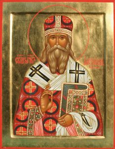 Рукописная икона Александр Самарский
