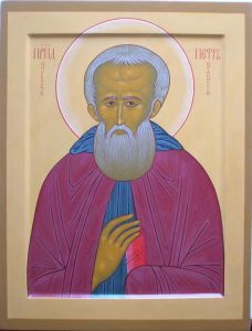 Рукописная икона Петр Ордынский
