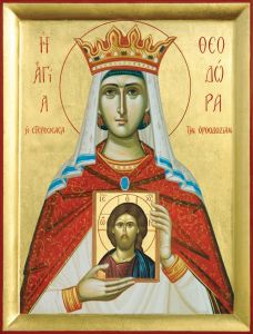 Рукописная икона Феодора Греческая