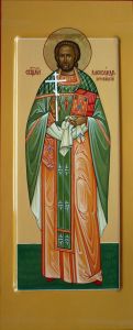 Рукописная икона Александр Хотовицкий