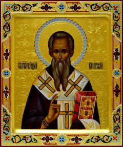 Рукописная икона Андрей Критский 2