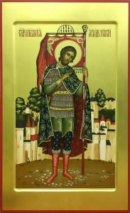 Мерная икона Александр Невский 3