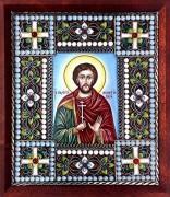 Икона из финифти Валерий Мелитинский