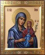 Рукописная икона Анна Праведная 6