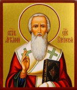 Рукописная икона Артемий Селевкийский Солунский