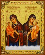 Рукописная икона Быстрослышащая и Быстроотвечающая 8