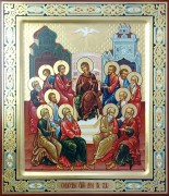Рукописная икона Сошествие Святого Духа 3 