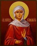 Рукописная икона Елизавета праведная 2