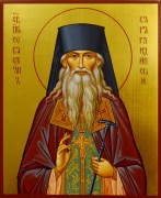 Рукописная икона Севастиан Карагандинский