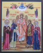 Рукописная семейная икона 16