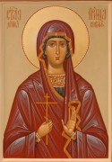 Рукописная икона Ирина Коринфская
