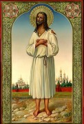 Рукописная икона Максим Московский