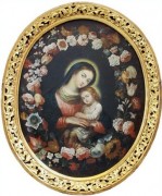Рукописная икона Пожайская