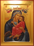 Рукописная икона Самборская