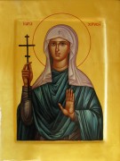 Рукописная икона Христина Тирская