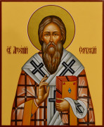 Рукописная икона Арсений Сербский