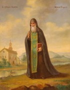Рукописная икона Варлаам Печерский