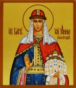 Рукописная икона Анна Новгородская