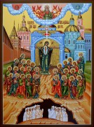 Рукописная икона Непроходимая Дверь