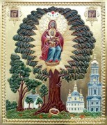 Рукописная икона Елецкая Харьковская 