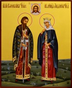 Икона Вячеслав и Людмила Чешские 